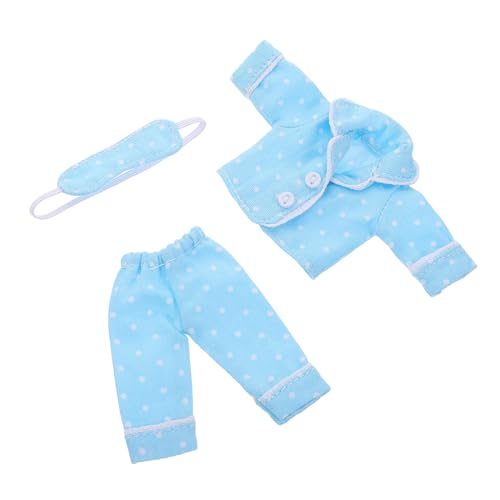 Gogogmee Mini Puppenschlafanzug aus Weichem Baumwollstoff Niedliche Schlafanzüge für Bjd Puppen Detaillierte Verarbeitung Charmante Muster für Puppenmode und Rollenspiele Gogogmee Mini Puppenschlafanzug aus Weichem Baumwollstoff Niedliche Schlafanzüge für Bjd Puppen Detaillierte Verarbeitung Charmante Muster für Puppenmode und Rollenspiele von Gogogmee
