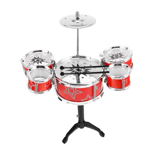 Gogogmee Mini Schlagzeug Set Kunststoff Percussion für Kleinkinder mit Trommelstöcken Realistische Jazz Drum Rhythmusfördernd Sicher und Kindgerecht Geschenk für Junge Mädchen und Gogogmee Mini Schlagzeug Set Kunststoff Percussion für Kleinkinder mit Trommelstöcken Realistische Jazz Drum Rhythmusfördernd Sicher und Kindgerecht Geschenk für Junge Mädchen und von Gogogmee