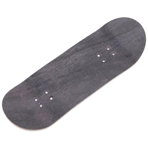 Gogogmee Mini Skateboard Deck aus Robustem Lagigem Ahornholz Doppelseitig Gefärbt Mattierte Oberfläche DIY Finger Skateboard für Jugendliche für Kreative Tricks und Desktop Dekor von Gogogmee