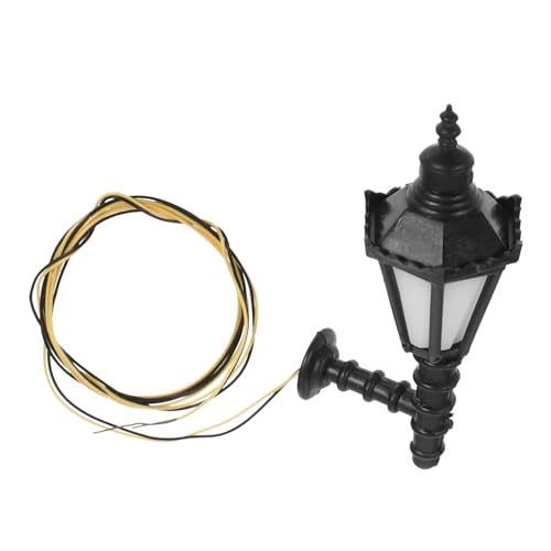 Gogogmee Mini Wandlampe Puppenhaus Beleuchtung Schwarz mit Kabel Kleine Dekorative Modellhaus Lampe Feine Verarbeitung Langlebig Für Miniatur Spielzeughaus Zubehör Gogogmee Mini Wandlampe Puppenhaus Beleuchtung Schwarz mit Kabel Kleine Dekorative Modellhaus Lampe Feine Verarbeitung Langlebig Für Miniatur Spielzeughaus Zubehör von Gogogmee