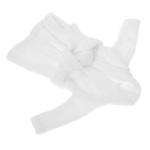 Gogogmee Miniatur Bademantel für Puppen Weiße Mini Bademantel Bekleidung mit Gürtel Festliches Puppenzubehör für Mini Puppen Eleganter Badeumhang für Puppenkleiderschrank Geschenkidee Gogogmee Miniatur Bademantel für Puppen Weiße Mini Bademantel Bekleidung mit Gürtel Festliches Puppenzubehör für Mini Puppen Eleganter Badeumhang für Puppenkleiderschrank Geschenkidee von Gogogmee