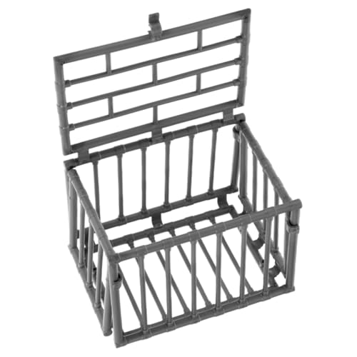 Gogogmee Miniatur Bauernhof Zaun Modell Realistisch Gestalteter Kleiner Kunststoffkäfig Detailreiches Dekorationsobjekt Geeignet als Dekorativer Mini Käfig für Kleine Haustiere und Gogogmee Miniatur Bauernhof Zaun Modell Realistisch Gestalteter Kleiner Kunststoffkäfig Detailreiches Dekorationsobjekt Geeignet als Dekorativer Mini Käfig für Kleine Haustiere und von Gogogmee