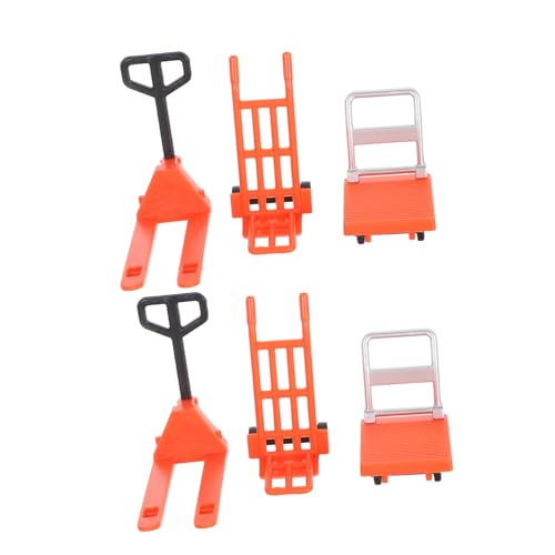 Gogogmee Miniatur Baustellenfahrzeug Mini Gabelstapler und Handwagen Pädagogisches Modell für Fördert Koordination und Lernspaß Geeignet für Sandkasten und Landschaft Gogogmee Miniatur Baustellenfahrzeug Mini Gabelstapler und Handwagen Pädagogisches Modell für Fördert Koordination und Lernspaß Geeignet für Sandkasten und Landschaft von Gogogmee