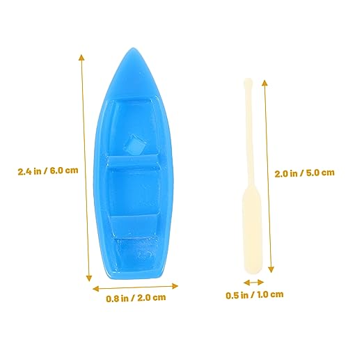 Gogogmee Miniatur Boot Deko Teilig mit Paddel und Rettungsring Sichere Materialien DIY Mikro Garten Stranddekoration für Puppenhaus Tischdeko und Gartendeko Gogogmee Miniatur Boot Deko Teilig mit Paddel und Rettungsring Sichere Materialien DIY Mikro Garten Stranddekoration für Puppenhaus Tischdeko und Gartendeko von Gogogmee