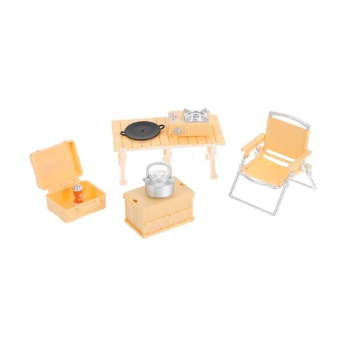 Gogogmee Miniatur Camping Kochgeschirr Spielset mit Klappbarem Stuhl Picknicktisch Kassettenkocher für Kleinkinder Realistisches Outdoor für Drinnen und Draußen Gelbes Kinderspielzeug Gogogmee Miniatur Camping Kochgeschirr Spielset mit Klappbarem Stuhl Picknicktisch Kassettenkocher für Kleinkinder Realistisches Outdoor für Drinnen und Draußen Gelbes Kinderspielzeug von Gogogmee
