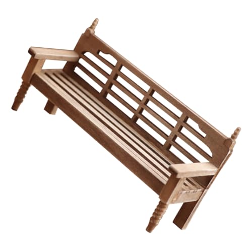 Gogogmee Miniatur Gartenbank Modell Handgefertigte Miniaturbank mit Glatter Oberfläche Realistisches Puppenhaus Zubehör Dekorative Mini Long Stool Geeignet für Miniaturgärten und Gogogmee Miniatur Gartenbank Modell Handgefertigte Miniaturbank mit Glatter Oberfläche Realistisches Puppenhaus Zubehör Dekorative Mini Long Stool Geeignet für Miniaturgärten und von Gogogmee