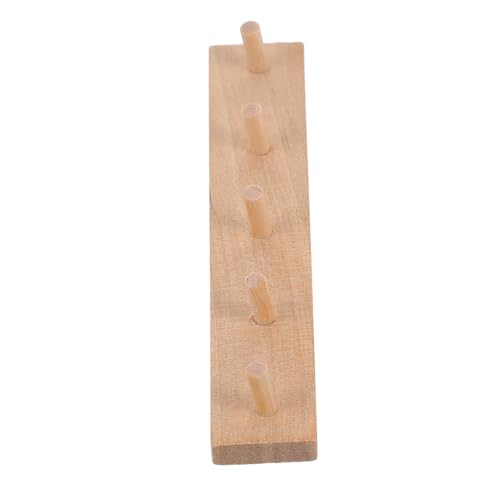 Gogogmee Miniatur Holz Kleiderbügel mit Haken für Puppenhaus Dekorative Wandhaken für Dollhouse Handwerkskunst Einfach zu Montieren Zubehör für Miniaturmöbel Gogogmee Miniatur Holz Kleiderbügel mit Haken für Puppenhaus Dekorative Wandhaken für Dollhouse Handwerkskunst Einfach zu Montieren Zubehör für Miniaturmöbel von Gogogmee