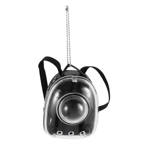 Gogogmee Miniatur Katzenrucksack mit Zubehör Puppenhaus Tierträger Realistisches Katzenmotiv Inklusive Bett Futternapf Miniatur Katzenumgebung für Sammler von Gogogmee