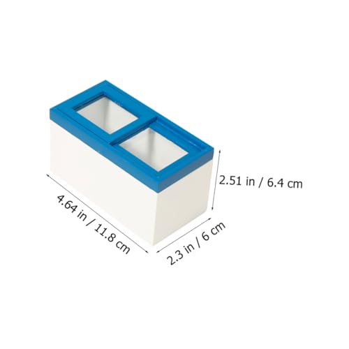 Gogogmee Miniatur Kühlschrank Modell Weiß Miniaturmöbel für Puppenhaus Küchendeko Dekoratives Mini Gefriergerät für Kleine Häuser von Gogogmee