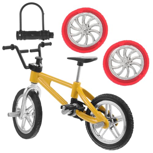 Gogogmee Miniatur Mountainbike Modell aus Legierung Einzigartiges Finger Fahrrad Dekoratives DIY Bike Detailreiches Sammlerobjekt für Kreative Mountainbike szenen von Gogogmee