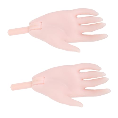 Gogogmee Miniatur Puppen Hände Ersatzteile Realistisch Gestaltete Handmodelle für DIY Puppenbau Kompatibel mit Verschiedenen Puppentypen Sichere Filigrane Mini Hände für Sammler und von Gogogmee