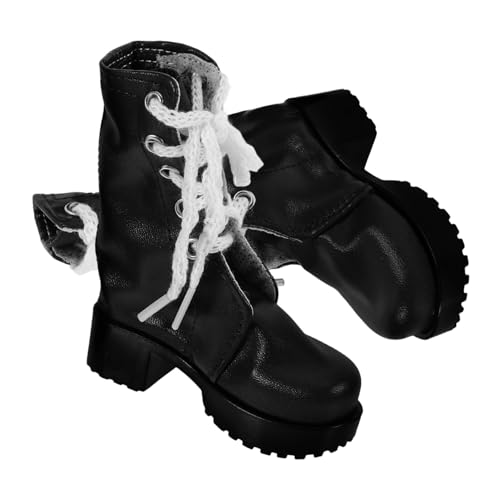 Gogogmee Miniatur Puppen Stiefel Puppenschuhe aus Stabilem Detailreiches Design Vielseitiges Puppenzubehör für Kreative Spielzeugdekoration Langlebig und Sicher von Gogogmee