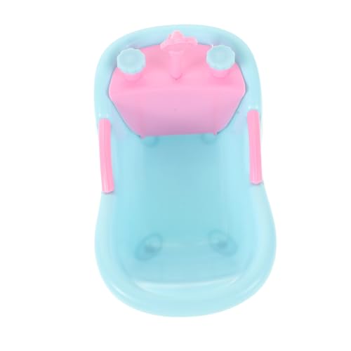 Gogogmee Miniatur Puppenhaus Badezimmer Zubehör Mini Badewanne Realistische Simulation Tragbar Detailreich Kreatives für Kreative Motorik Gogogmee Miniatur Puppenhaus Badezimmer Zubehör Mini Badewanne Realistische Simulation Tragbar Detailreich Kreatives für Kreative Motorik von Gogogmee