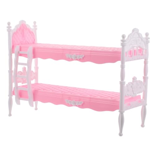 Gogogmee Miniatur Puppenhaus Etagenbett Doppelstockbett für Prinzessinnen Puppen Detailreiches Puppenmöbel Geeignet Geschenk für Mädchen Puppenhaus Zubehör Gogogmee Miniatur Puppenhaus Etagenbett Doppelstockbett für Prinzessinnen Puppen Detailreiches Puppenmöbel Geeignet Geschenk für Mädchen Puppenhaus Zubehör von Gogogmee
