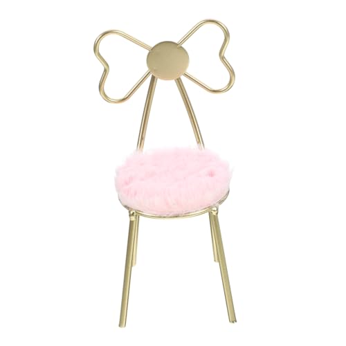 Gogogmee Miniatur Puppenhausmöbel Schmetterlingsstuhl mit Rosa Sitzkissen Dekorativer Miniaturstuhl für Puppenhaus Schlafzimmer Leichter Langlebiger Eisenstuhl für Wohnraumgestaltung Gogogmee Miniatur Puppenhausmöbel Schmetterlingsstuhl mit Rosa Sitzkissen Dekorativer Miniaturstuhl für Puppenhaus Schlafzimmer Leichter Langlebiger Eisenstuhl für Wohnraumgestaltung von Gogogmee