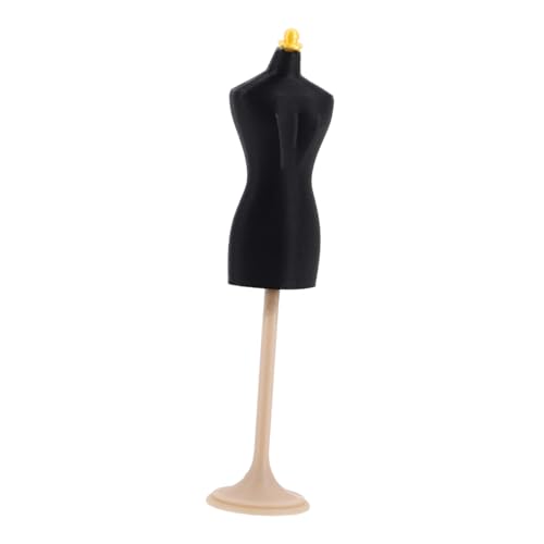 Gogogmee Miniatur Puppenkleiderständer Kompakter Schwarzer Puppenständer Leichter Mannikin Stabiler Puppenkleiderhalter für Puppenhaus Vielseitig für Kinderkleidung und Schmuckdisplay Gogogmee Miniatur Puppenkleiderständer Kompakter Schwarzer Puppenständer Leichter Mannikin Stabiler Puppenkleiderhalter für Puppenhaus Vielseitig für Kinderkleidung und Schmuckdisplay von Gogogmee