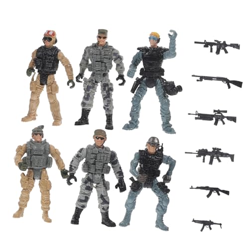 Gogogmee Miniatur Soldatenfiguren Kunststoff Militärmodelle für Sandtisch Dekoration DIY Basteln und Sammeln Robust und Wiederverwendbar für Desktop Dekoration Gogogmee Miniatur Soldatenfiguren Kunststoff Militärmodelle für Sandtisch Dekoration DIY Basteln und Sammeln Robust und Wiederverwendbar für Desktop Dekoration von Gogogmee