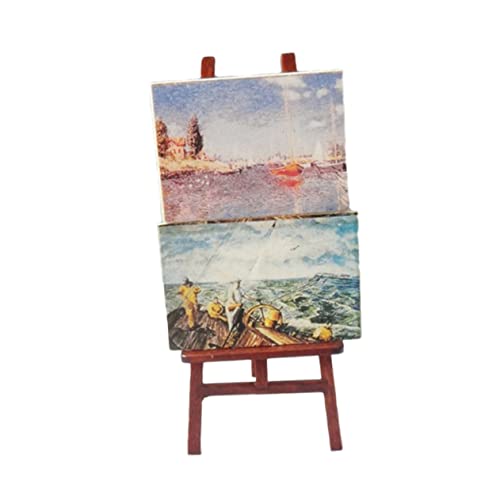 Gogogmee Miniatur Staffelei Teilig Mini Haus Dekoration DIY Basteln Puppenhaus Zubehör für Miniatur Landschaften und Puppenhaus Ausstattung Gogogmee Miniatur Staffelei Teilig Mini Haus Dekoration DIY Basteln Puppenhaus Zubehör für Miniatur Landschaften und Puppenhaus Ausstattung von Gogogmee