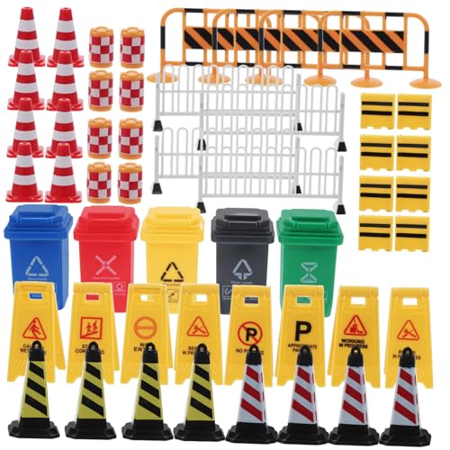 Gogogmee Miniatur Verkehrszeichen Spielset Teilig Lernspielzeug aus Kunststoff mit Realistischen Straßenschildern und Barrikaden für Verkehrssicherheitsbewusstsein und Fantasievolles Gogogmee Miniatur Verkehrszeichen Spielset Teilig Lernspielzeug aus Kunststoff mit Realistischen Straßenschildern und Barrikaden für Verkehrssicherheitsbewusstsein und Fantasievolles von Gogogmee