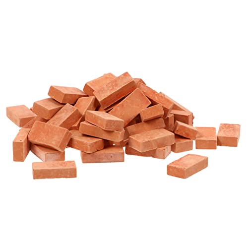 Gogogmee Miniatur Ziegelsteine Dekorative Modellziegel für Sandtisch Puppenhaus und Feengarten für DIY Landschaftsprojekte und Modellbau Zubehör Gogogmee Miniatur Ziegelsteine Dekorative Modellziegel für Sandtisch Puppenhaus und Feengarten für DIY Landschaftsprojekte und Modellbau Zubehör von Gogogmee