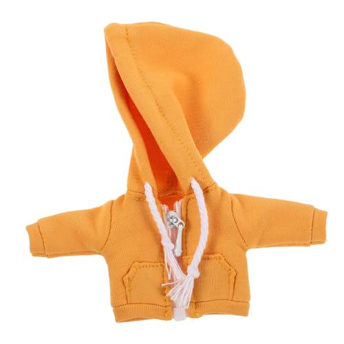 Gogogmee Puppen-Outfits 1/12 Miniatur-Puppen Hoodies Puppen Spielzeug Bequemer Stoff Gelb von Gogogmee