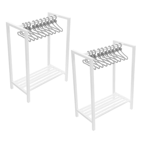 Gogogmee Miniature Doll Clothes Drying Rack mit Hängern Realistische Puppenhaus Garderobe aus Robustem Material Kindgerechtes Design für Kreatives Rollenspiel und Vielseitige Dekoration Gogogmee Miniature Doll Clothes Drying Rack mit Hängern Realistische Puppenhaus Garderobe aus Robustem Material Kindgerechtes Design für Kreatives Rollenspiel und Vielseitige Dekoration von Gogogmee