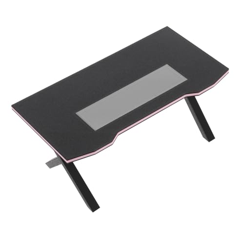 Gogogmee Modell Detailgetreuer Puppenhaus Tisch Kompakter Mini Computer Schreibtisch für Zimmer und Bürodekoration Perfektes Sammler und Display Accessoire von Gogogmee