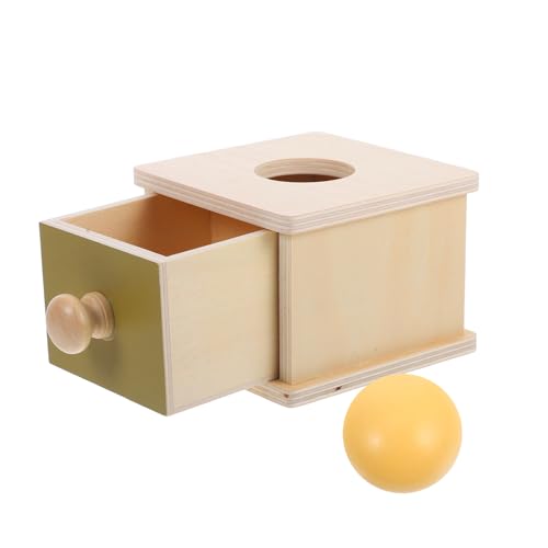 Gogogmee Montessori Box mit Zielbox Holzspielzeug für und Ballwurfspiel Fördert Feinmotorik und Koordination Entwicklungsspielzeug für Kleinkinder Gogogmee Montessori Box mit Zielbox Holzspielzeug für und Ballwurfspiel Fördert Feinmotorik und Koordination Entwicklungsspielzeug für Kleinkinder von Gogogmee