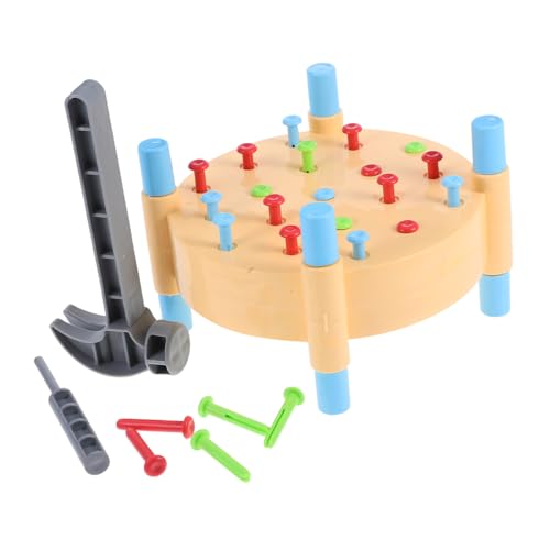 Gogogmee Montessori Hammerbank Bunte Hämmer Spiel Aktivität zur Hand Auge koordination Konzentration für Kleinkinder und Frühe Motorische Entwicklung von Gogogmee