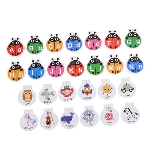 Gogogmee Montessori Lernspielzeug Alphabet Matching mit Tierspielen Pädagogisches Vorschulspiel für Kleinkinder Fördert Buchstabenerkennung Gedächtnis und Beobachtung Kindersicheres Gogogmee Montessori Lernspielzeug Alphabet Matching mit Tierspielen Pädagogisches Vorschulspiel für Kleinkinder Fördert Buchstabenerkennung Gedächtnis und Beobachtung Kindersicheres von Gogogmee
