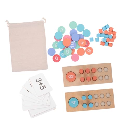 Gogogmee Montessori Rechenrahmen Holzspielzeug Bunte Zählblöcke Tragbares Pädagogisches Lernspielzeug für Vorschulkinder Interaktives Mathe Lernspiel für Addition Subtraktion Robustes Gogogmee Montessori Rechenrahmen Holzspielzeug Bunte Zählblöcke Tragbares Pädagogisches Lernspielzeug für Vorschulkinder Interaktives Mathe Lernspiel für Addition Subtraktion Robustes von Gogogmee