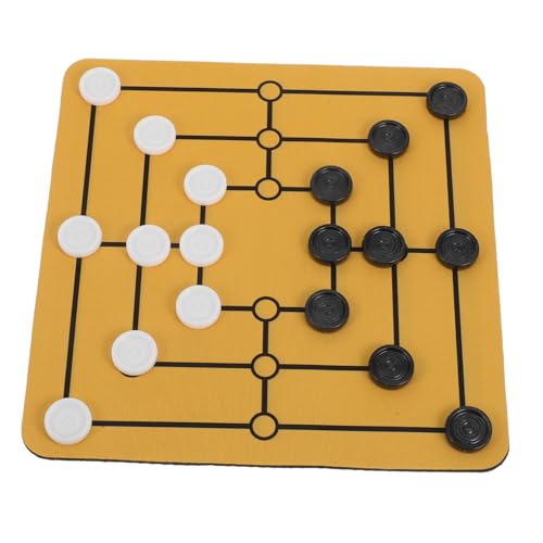 Gogogmee Morris Brettspiel Tragbares Multifunktionales Desktop Spiel mit Gummimatte Vielseitig als Schachbrett und Mauspad Kompakt für Reisen Unterhaltsam für Familie und Freizeit Gogogmee Morris Brettspiel Tragbares Multifunktionales Desktop Spiel mit Gummimatte Vielseitig als Schachbrett und Mauspad Kompakt für Reisen Unterhaltsam für Familie und Freizeit von Gogogmee