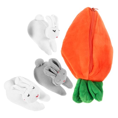 Gogogmee Münzgeldbörse Mit Hasen Und Karottenmotiv Kleine Geldbörse Süßes Cartoon Münzgeldbörse Münzbeutel Für Kleine Mädchen Süßes Cartoon Kleines Portemonnaie Für Und Mädchen von Gogogmee