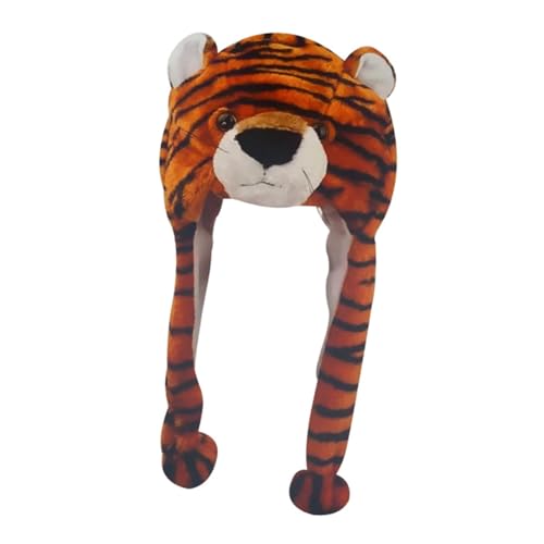 Gogogmee Niedlicher Tiger Kindermütze Plüsch Warm Dekorativ Kinderaccessoire für Geburtstags und Neujahrsfeiern Bequeme Passform Farbenfrohes Design für Jungen und Mädchen Gogogmee Niedlicher Tiger Kindermütze Plüsch Warm Dekorativ Kinderaccessoire für Geburtstags und Neujahrsfeiern Bequeme Passform Farbenfrohes Design für Jungen und Mädchen von Gogogmee
