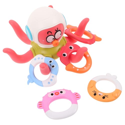 Gogogmee Octopus Ring Toss Spielset Schwimmendes Badewannenspielzeug aus Kindersicheren Materialien Vielseitig für Wasser Landspiele Fördert Geschicklichkeit bei Kleinkindern Geeignet für Gogogmee Octopus Ring Toss Spielset Schwimmendes Badewannenspielzeug aus Kindersicheren Materialien Vielseitig für Wasser Landspiele Fördert Geschicklichkeit bei Kleinkindern Geeignet für von Gogogmee