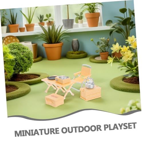 Gogogmee Outdoor Spielset Miniatur Klappstuhl Picknicktisch Camping Herd Zubehör Gelb Robust Leicht Tragbar Fördert Eltern Junge Mädchen Interaktion Vielseitig für Rollenspiel und Lernen Gogogmee Outdoor Spielset Miniatur Klappstuhl Picknicktisch Camping Herd Zubehör Gelb Robust Leicht Tragbar Fördert Eltern Junge Mädchen Interaktion Vielseitig für Rollenspiel und Lernen von Gogogmee