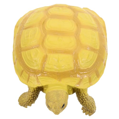 Gogogmee Plastik Landschildkröten Vierzehiger Landschildkrötenmodell Pädagogische Tierfigur Kunststoff Landschildkröten Dekoration für Lernspielzeug und Schreibtischornament von Gogogmee