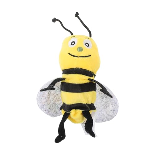 Gogogmee Plüsch Bienen Handpuppe für Weiche Ausgestopfte Tierfigur für Puppenspiele und Frühkindliche Bildung für Lernspiele und Theateraufführungen von Gogogmee