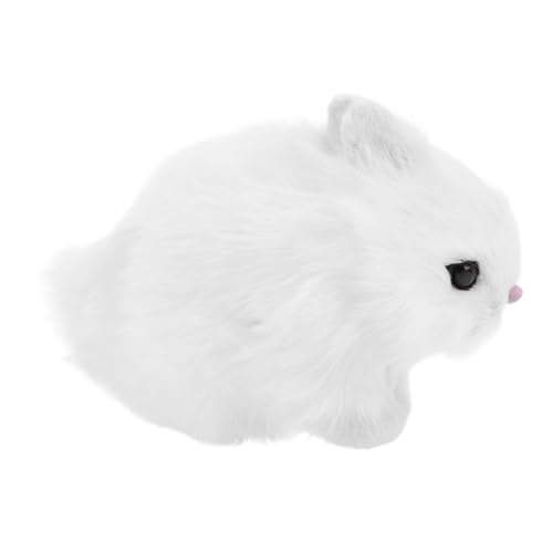 Gogogmee Plüsch Hase Kuscheltier Weiß Niedliches Kaninchen Dekoration Desktop Ornament für Party Dekor von Gogogmee