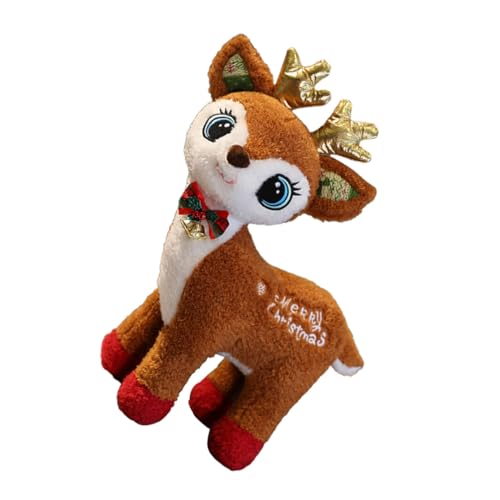 Gogogmee Plüsch Rentier Figur Weihnachtsdeko Plüsch Hirsch Motiv Weiches Stofftier Braun Festliche Wohnaccessoires für Weihnachten Gogogmee Plüsch Rentier Figur Weihnachtsdeko Plüsch Hirsch Motiv Weiches Stofftier Braun Festliche Wohnaccessoires für Weihnachten von Gogogmee