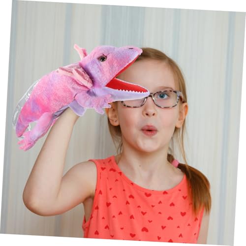 Gogogmee Plüsch Salamander Handpuppe Interaktives Lernspielzeug Handpuppen Cartoon Tier Marionette Feinmotorik und Kreativität Geschenk von Gogogmee