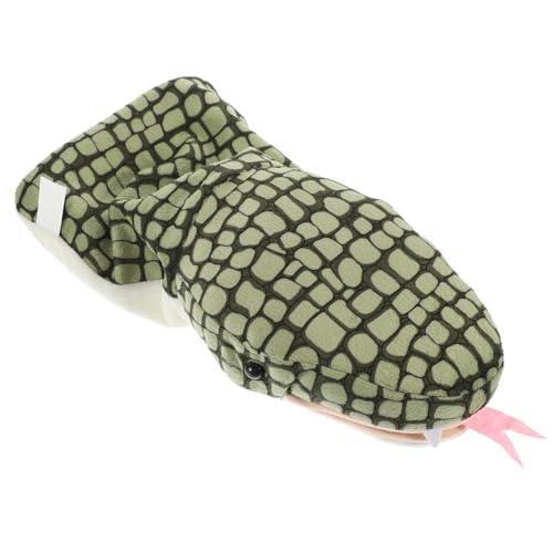 Gogogmee Plüsch Schlange Handpuppe aus Weichem Material Farbenfrohes Tier Fingerpuppen Interaktive Handpuppe Fantasie und Kommunikation Geeignet für Eltern Junge Mädchen Spiele von Gogogmee