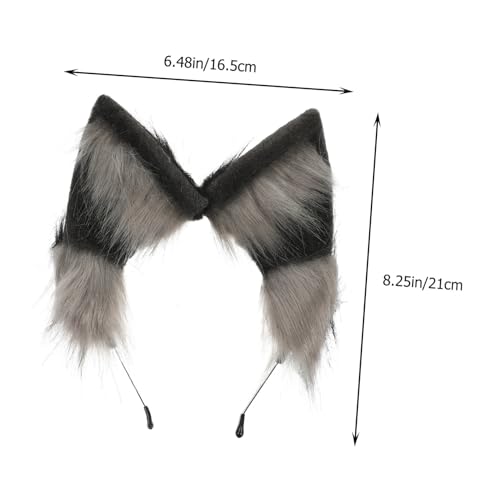Gogogmee Plüsch Wolfsohren Haarreif Kuscheliges Cosplay Accessoire Mädchen Damen Karneval Halloween Party Kopfband Gogogmee Plüsch Wolfsohren Haarreif Kuscheliges Cosplay Accessoire Mädchen Damen Karneval Halloween Party Kopfband von Gogogmee