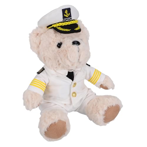 Gogogmee Plüschbär Kapitän Weiches Kuscheltier Stofftier Plüschspielzeug Kuscheltier Mädchen Geschenk für Party Schlafzimmer Dekoration Gogogmee Plüschbär Kapitän Weiches Kuscheltier Stofftier Plüschspielzeug Kuscheltier Mädchen Geschenk für Party Schlafzimmer Dekoration von Gogogmee