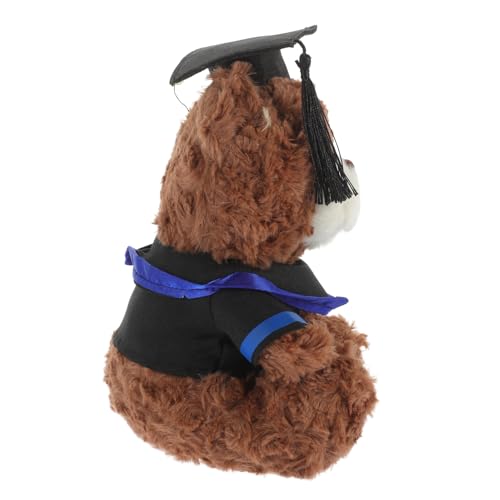 Gogogmee Plüschbär mit Doktorhut Süßes Abschiedsgeschenk für Absolventen Kuscheltier für Bachelor und Doktortitel für Abschlussfeiern und Dekorationen von Gogogmee