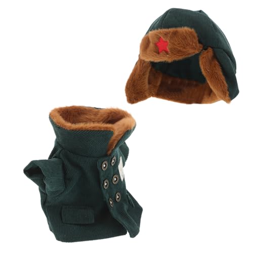 Gogogmee Plüschpuppenkleidung Puppenkostüme Armeemantel Puppenpuppe Vorgetäuschtes Armee Outfit Puppenkostüm Zur Dekoration Armee Outfit Für Puppen Armeehut Puppen Grünes Gogogmee Plüschpuppenkleidung Puppenkostüme Armeemantel Puppenpuppe Vorgetäuschtes Armee Outfit Puppenkostüm Zur Dekoration Armee Outfit Für Puppen Armeehut Puppen Grünes von Gogogmee