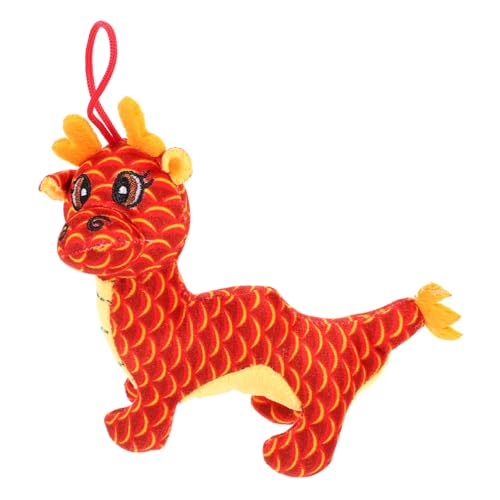 Gogogmee Plüschtier Drache Rote Stofftier Deko Chinesischer Neujahrs-Maskottchen Kuscheltier Geschenk für Zuhause Sofa Auto Stimmungsmacher Gogogmee Plüschtier Drache Rote Stofftier Deko Chinesischer Neujahrs-Maskottchen Kuscheltier Geschenk für Zuhause Sofa Auto Stimmungsmacher von Gogogmee