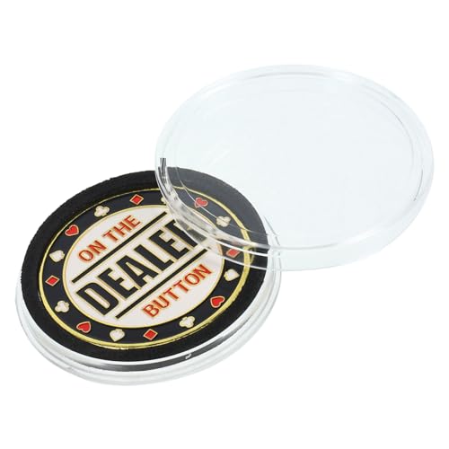 Gogogmee Pokerchip-pokerknopf Aus Metall, Partyspiel, Pokerkarte, Ersatz-händlerknopf Gogogmee Pokerchip-pokerknopf Aus Metall, Partyspiel, Pokerkarte, Ersatz-händlerknopf von Gogogmee