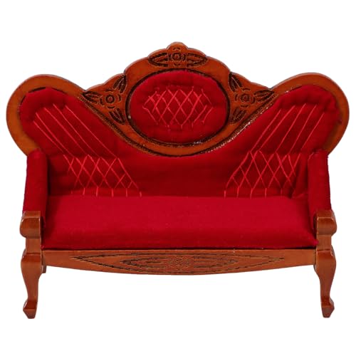 Gogogmee Puppenhaus Sofa Braun DIY Mini Haus Dekoration für Kreative Bastelprojekte Fotorequisit und Gemütlicher Gogogmee Puppenhaus Sofa Braun DIY Mini Haus Dekoration für Kreative Bastelprojekte Fotorequisit und Gemütlicher von Gogogmee