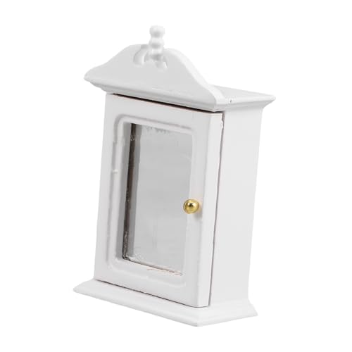 Gogogmee Puppenhausregal Miniaturpuppenhaus Essschrank Mini Dollhouse Möbelpuppenhaus Holz Miniatur -lagerschrank Mit Spiegel Gogogmee Puppenhausregal Miniaturpuppenhaus Essschrank Mini Dollhouse Möbelpuppenhaus Holz Miniatur -lagerschrank Mit Spiegel von Gogogmee